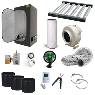 Complete kweektent 100x100 - 360 watt LED Compl100